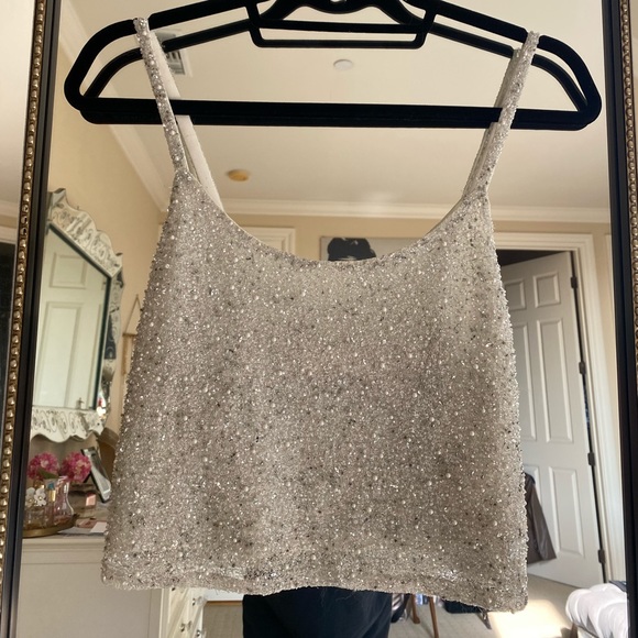 Alice + Olivia Embellished Crop Camisole (almost like the NEW Ceresi crop) - Picture 2 of 11